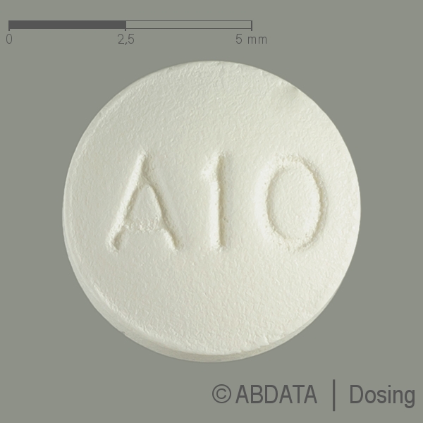 Produktabbildungen für ANASTROZOL-ratiopharm 1 mg Filmtabletten in der Vorder-, Hinter- und Seitenansicht.