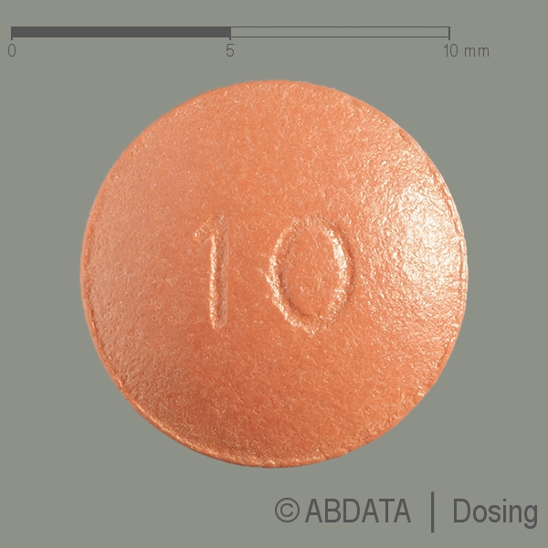 Produktabbildungen für FELODIPIN 10 mg retard Heumann Tabl.Heunet in der Vorder-, Hinter- und Seitenansicht.