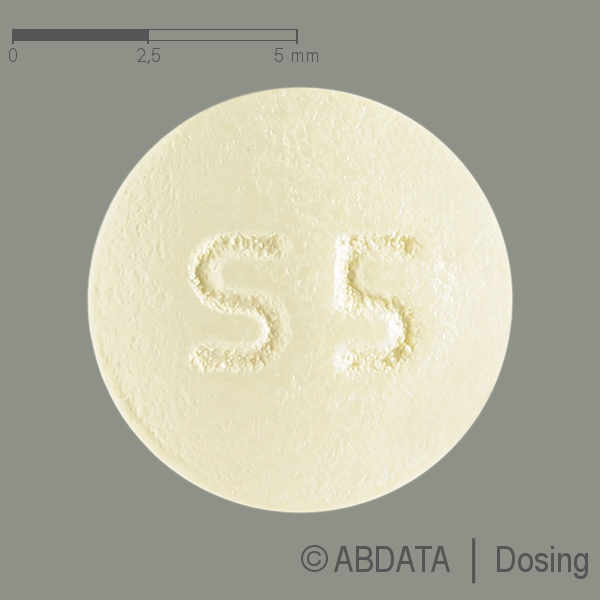 Produktabbildungen für SOLIFENACINSUCCINAT Alkem 5 mg Filmtabletten in der Vorder-, Hinter- und Seitenansicht.