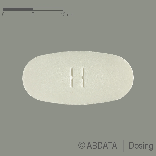 Produktabbildungen für NEVIRAPIN-Hormosan 400 mg Retardtabletten in der Vorder-, Hinter- und Seitenansicht.