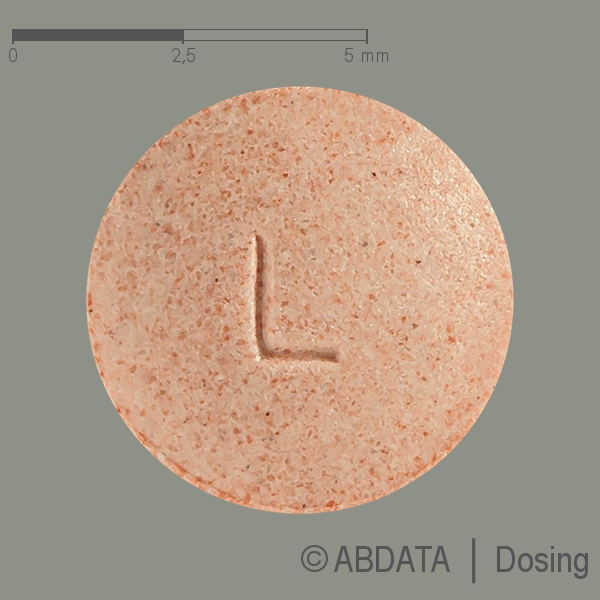 Produktabbildungen für LISINOPRIL PUREN 5 mg Tabletten in der Vorder-, Hinter- und Seitenansicht.