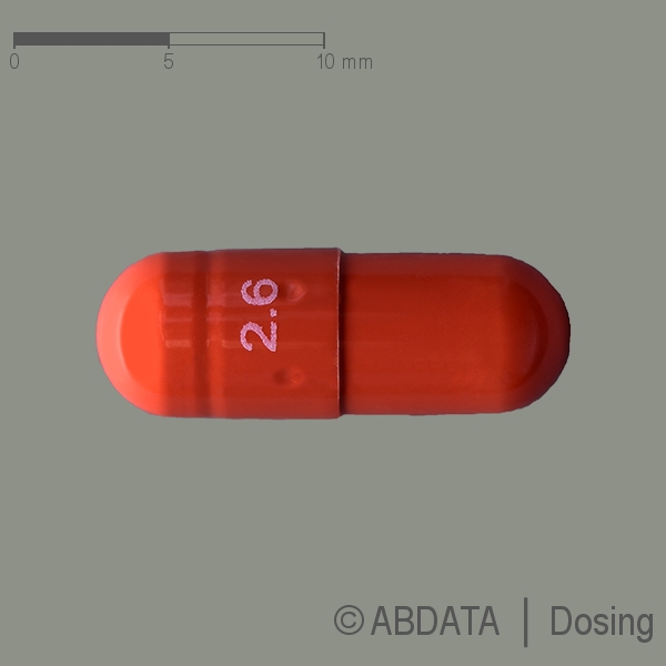 Produktabbildungen für HYDROMORPHON Aristo akut 2,6 mg Hartkapseln in der Vorder-, Hinter- und Seitenansicht.
