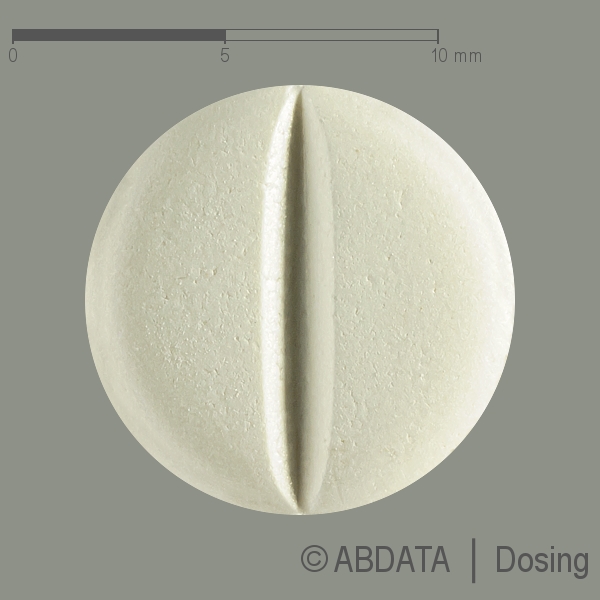 Produktabbildungen für AMIFAMPRIDIN axunio 10 mg Tabletten in der Vorder-, Hinter- und Seitenansicht.