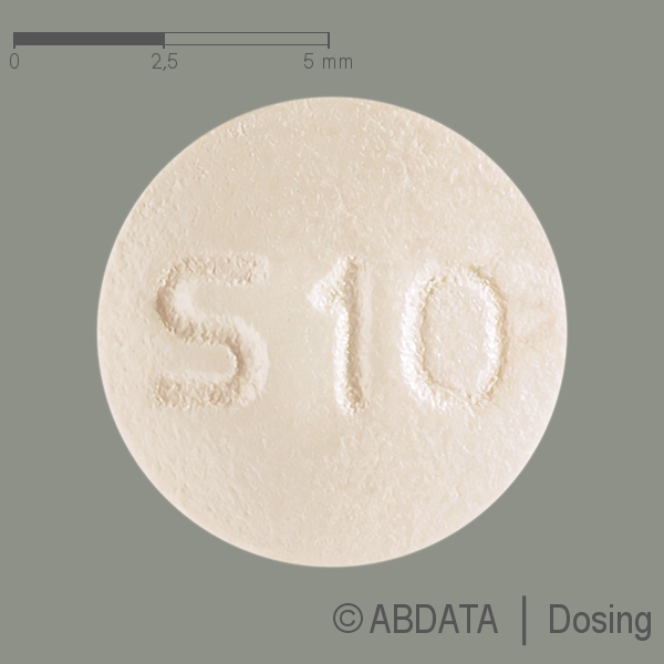Produktabbildungen für SOLIFENACINSUCCINAT Alkem 10 mg Filmtabletten in der Vorder-, Hinter- und Seitenansicht.
