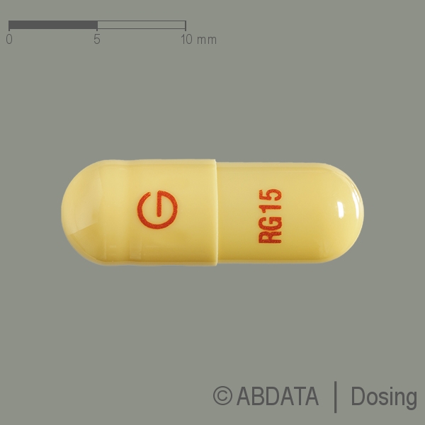 Produktabbildungen für RIVASTIGMIN dura 1,5 mg Hartkapseln in der Vorder-, Hinter- und Seitenansicht.