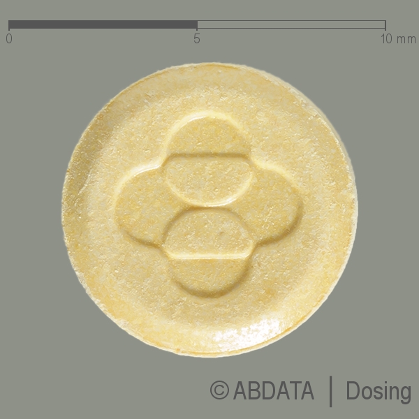 Produktabbildungen für ISENTRESS 25 mg Kautabletten in der Vorder-, Hinter- und Seitenansicht.