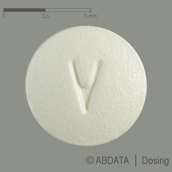 Produktabbildungen für VORICONAZOL-ratiopharm 50 mg Filmtabletten in der Vorder-, Hinter- und Seitenansicht.