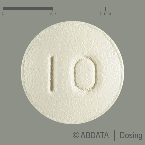 Produktabbildungen für PROPRANOLOL PUREN 10 mg Filmtabletten in der Vorder-, Hinter- und Seitenansicht.