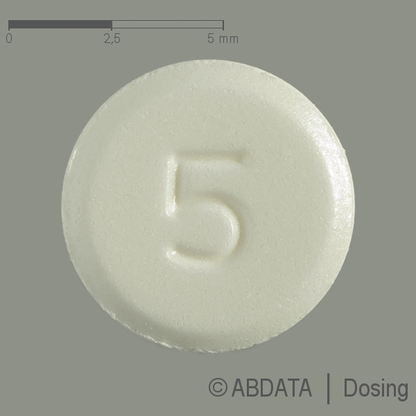 Produktabbildungen für PREDNISOLON 5 mg GALEN Tabletten in der Vorder-, Hinter- und Seitenansicht.
