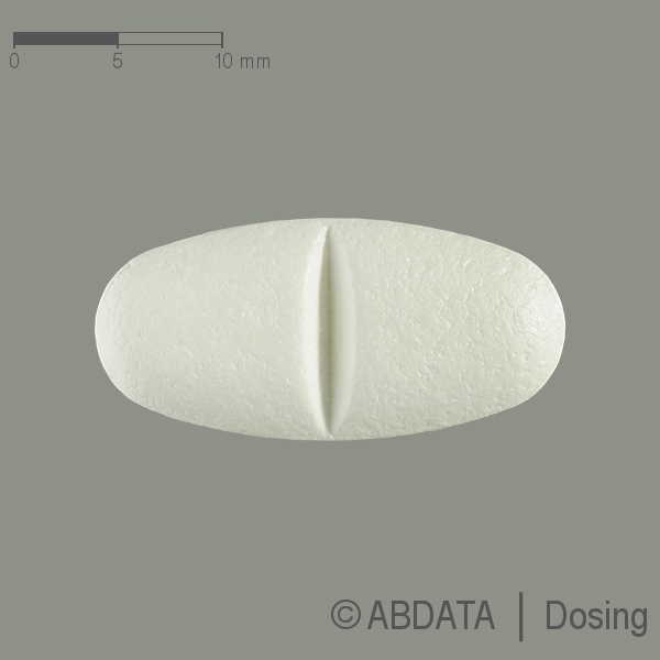 Produktabbildungen für LEVETIRACETAM TAD 1000 mg Filmtabletten in der Vorder-, Hinter- und Seitenansicht.