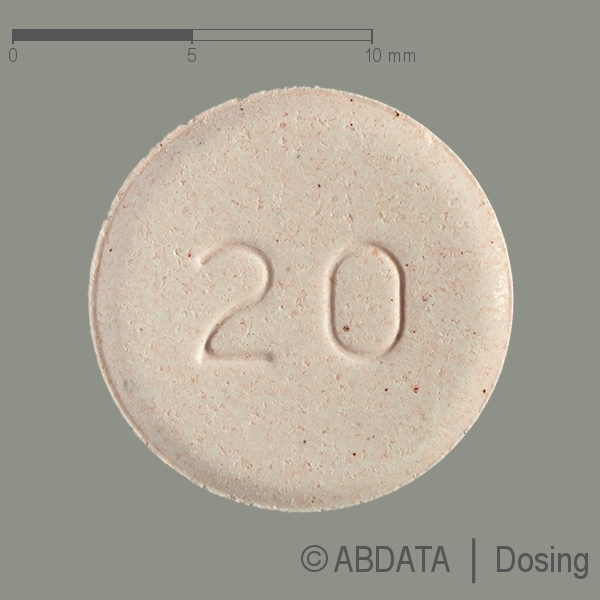 Produktabbildungen für MEMANTINHYDROCHLORID beta 20 mg Schmelztabletten in der Vorder-, Hinter- und Seitenansicht.