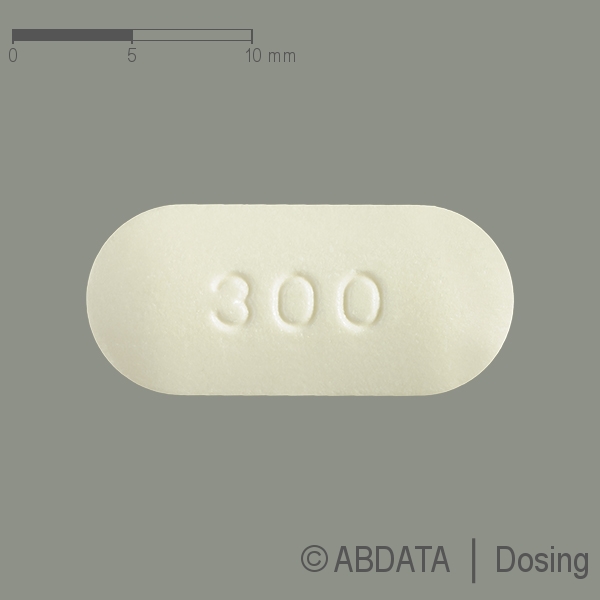 Produktabbildungen für QUETIAPIN Heumann retard 300 mg Retardtabletten in der Vorder-, Hinter- und Seitenansicht.