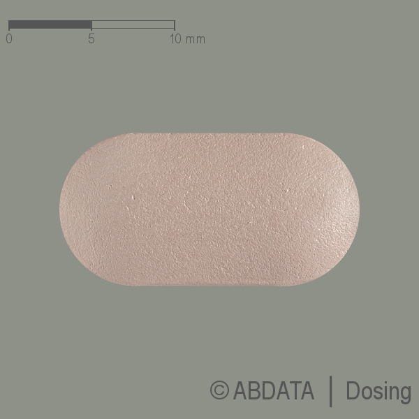 Produktabbildungen für MYCOPHENOLAT-1A Pharma 500 mg Filmtabletten in der Vorder-, Hinter- und Seitenansicht.