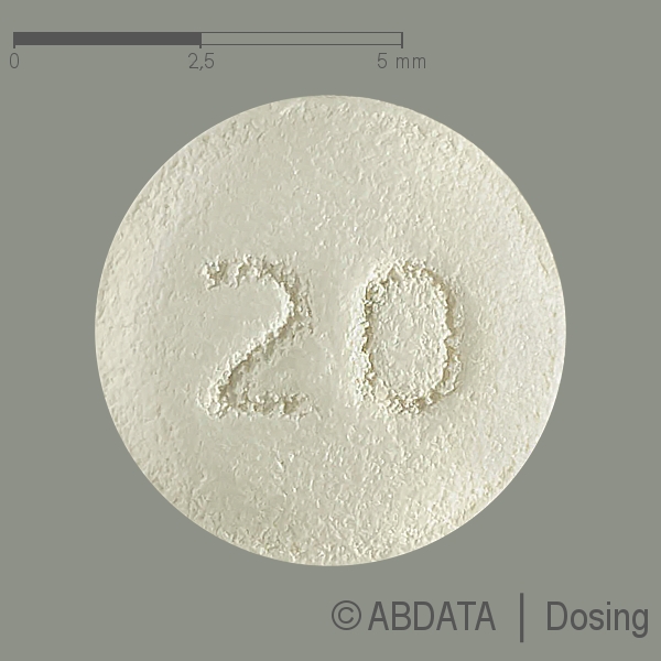 Produktabbildungen für DASATINIB AL 20 mg Filmtabletten STADA in der Vorder-, Hinter- und Seitenansicht.