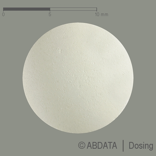 Produktabbildungen für CALCIUMCARBONAT ABANTA 500 mg Kautabletten in der Vorder-, Hinter- und Seitenansicht.