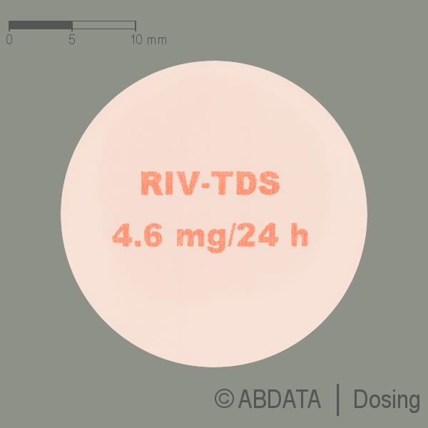 Produktabbildungen für RIVASTIGMIN Zentiva 4,6 mg/24 Std. transd.Pflaster in der Vorder-, Hinter- und Seitenansicht.
