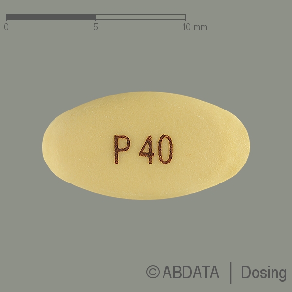 Produktabbildungen für PANTOZOL 40 mg magensaftresistente Tabletten in der Vorder-, Hinter- und Seitenansicht.