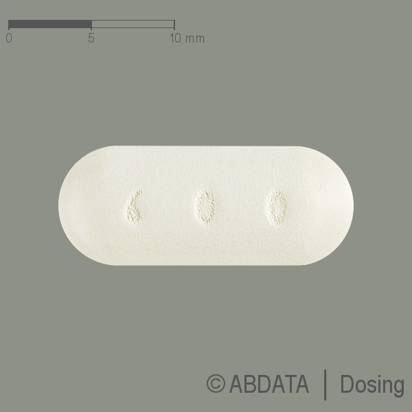 Produktabbildungen für GABAPENTIN HEXAL 600 mg Filmtabletten in der Vorder-, Hinter- und Seitenansicht.