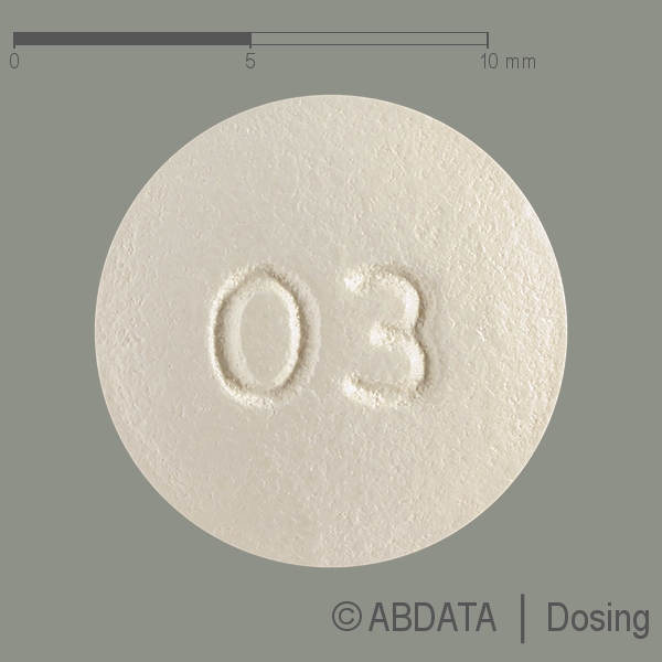 Produktabbildungen für OLANZAPIN-biomo 10 mg Filmtabletten in der Vorder-, Hinter- und Seitenansicht.