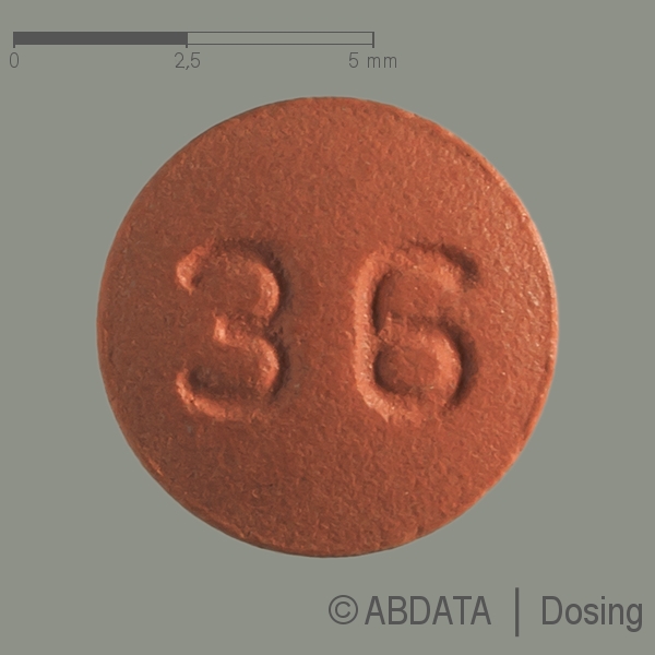 Produktabbildungen für FINARISTO 1 mg Filmtabletten in der Vorder-, Hinter- und Seitenansicht.