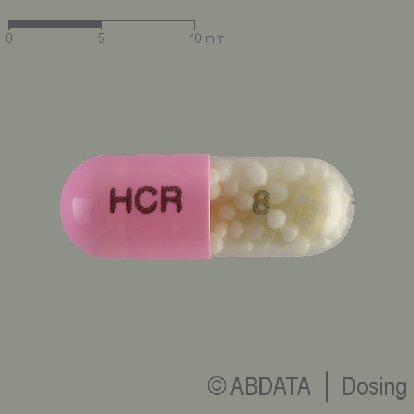 Produktabbildungen für PALLADON retard 8 mg Kapseln in der Vorder-, Hinter- und Seitenansicht.