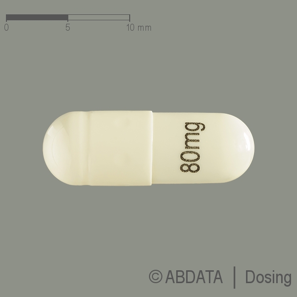 Produktabbildungen für APREPITANT Zentiva 80 mg Hartkapseln in der Vorder-, Hinter- und Seitenansicht.