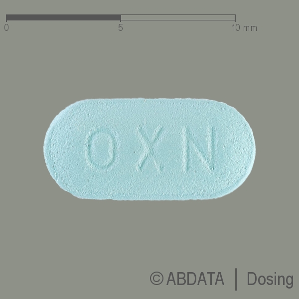 Produktabbildungen für TARGIN 5 mg/2,5 mg Retardtabletten in der Vorder-, Hinter- und Seitenansicht.