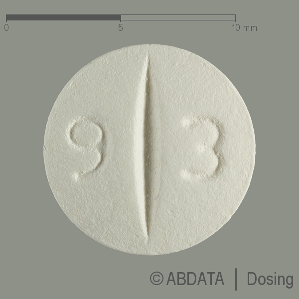 Produktabbildungen für ESCITALOPRAM-ratiopharm 20 mg Filmtabletten in der Vorder-, Hinter- und Seitenansicht.