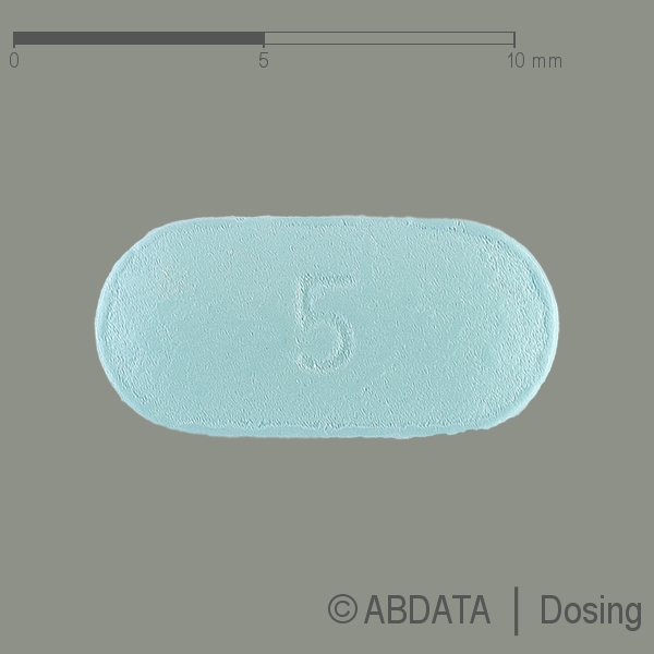 Produktabbildungen für TARGIN 5 mg/2,5 mg Retardtabletten in der Vorder-, Hinter- und Seitenansicht.