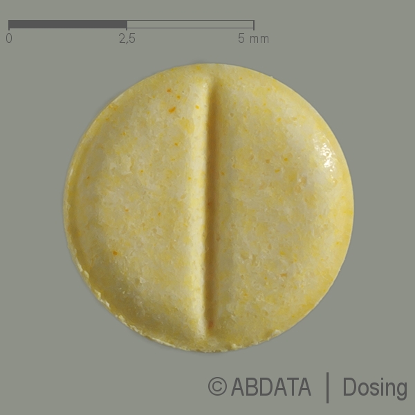 Produktabbildungen für FOLVERLAN 0,4 mg Tabletten in der Vorder-, Hinter- und Seitenansicht.