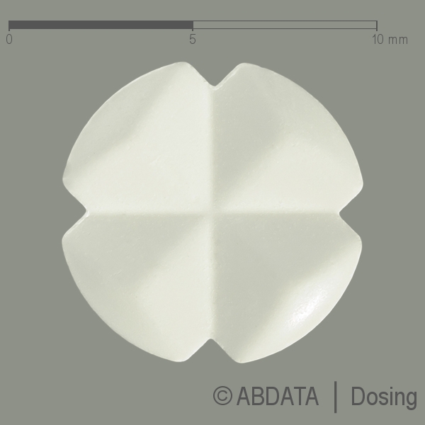 Produktabbildungen für ATTENTIN 5 mg Tabletten in der Vorder-, Hinter- und Seitenansicht.