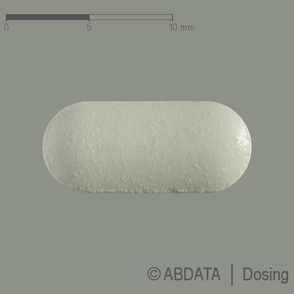 Produktabbildungen für MODAFINIL Glenmark 100 mg Tabletten in der Vorder-, Hinter- und Seitenansicht.