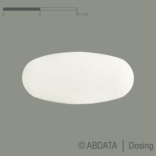 Produktabbildungen für OLMESARTAN-ratiopharm 40 mg Filmtabletten in der Vorder-, Hinter- und Seitenansicht.