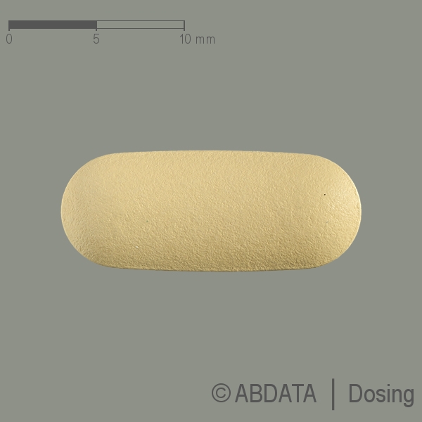 Produktabbildungen für QUETIAPIN AbZ 300 mg Retardtabletten in der Vorder-, Hinter- und Seitenansicht.