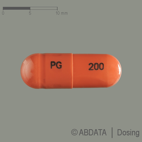 Produktabbildungen für PREGABALIN Accord 200 mg Hartkapseln in der Vorder-, Hinter- und Seitenansicht.