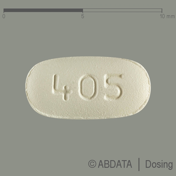 Produktabbildungen für AMBRISENTAN-ratiopharm 5 mg Filmtabletten in der Vorder-, Hinter- und Seitenansicht.