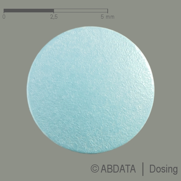 Produktabbildungen für DESLORA-Denk 5 mg Filmtabletten in der Vorder-, Hinter- und Seitenansicht.