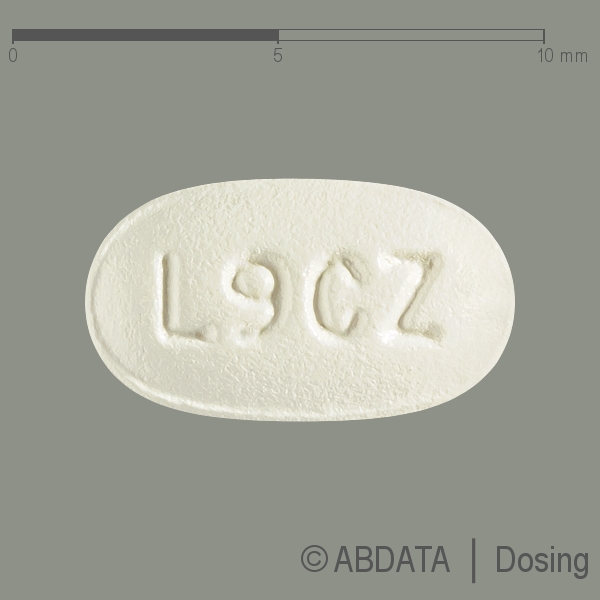 Produktabbildungen für LEVOCETIRIZIN-1A Pharma 5 mg Filmtabletten in der Vorder-, Hinter- und Seitenansicht.