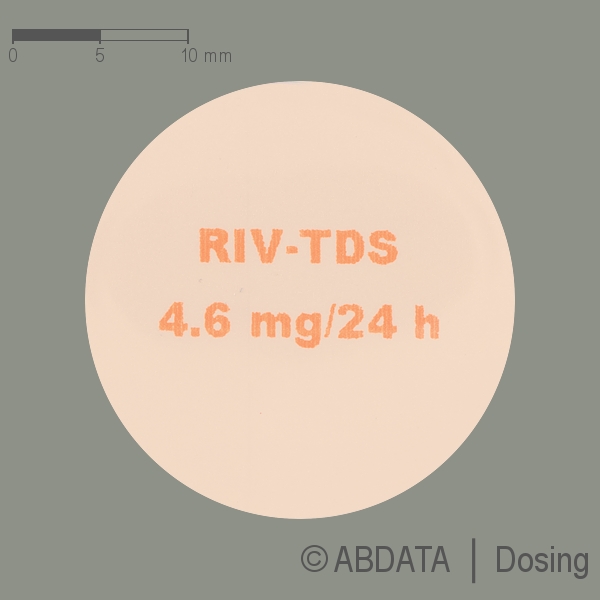 Produktabbildungen für RIVASTIGMIN Glenmark 4,6 mg/24 Std. transd.Pflast. in der Vorder-, Hinter- und Seitenansicht.