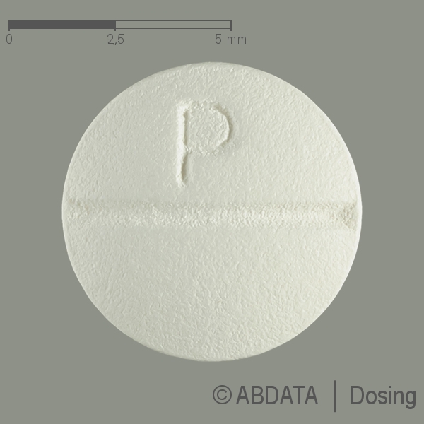 Produktabbildungen für BISOPROLOL PUREN 5 mg Filmtabletten in der Vorder-, Hinter- und Seitenansicht.
