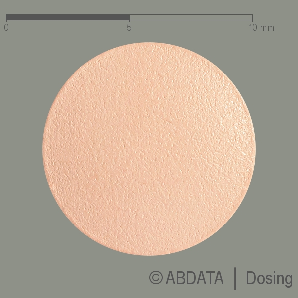Produktabbildungen für OLMESARTAN AbZ comp.20 mg/25 mg Filmtabletten in der Vorder-, Hinter- und Seitenansicht.