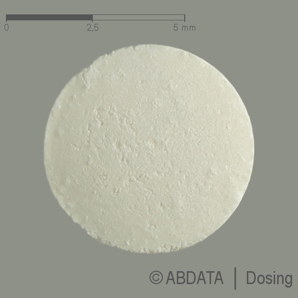 Produktabbildungen für RIZATRIPTAN Aurobindo 5 mg Schmelztabletten in der Vorder-, Hinter- und Seitenansicht.