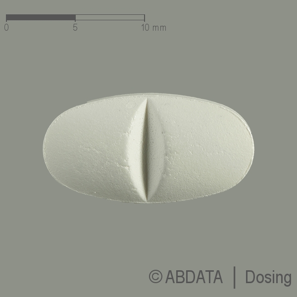 Produktabbildungen für IRBESARTAN AbZ 300 mg Filmtabletten in der Vorder-, Hinter- und Seitenansicht.