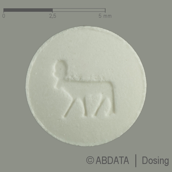 Produktabbildungen für NOVONORM 0,5 mg Tabletten in der Vorder-, Hinter- und Seitenansicht.