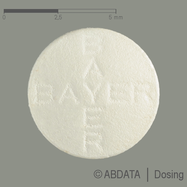 Produktabbildungen für ADEMPAS 0,5 mg Filmtabletten in der Vorder-, Hinter- und Seitenansicht.
