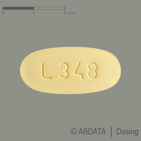 Produktabbildungen für OLMESARTAN comp-1A Pharma 40 mg/25 mg Filmtabl. in der Vorder-, Hinter- und Seitenansicht.