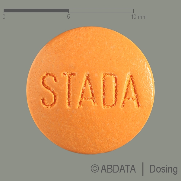 Produktabbildungen für METHYLDOPA STADA 250 mg Filmtabletten ALIUD in der Vorder-, Hinter- und Seitenansicht.