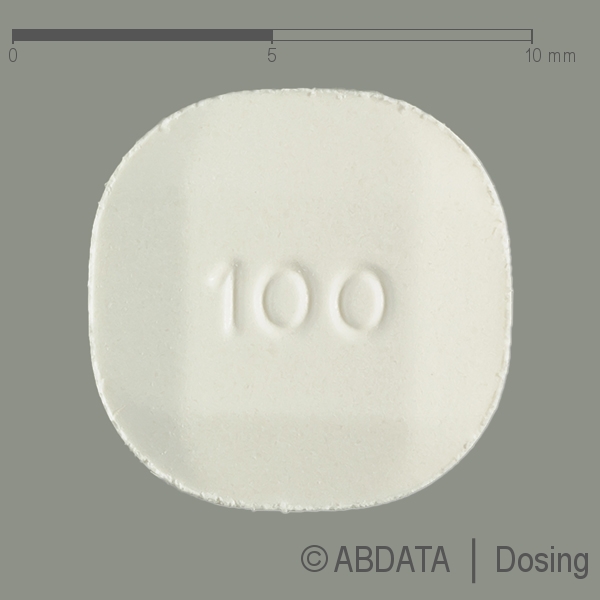 Produktabbildungen für LAMICTAL 100 mg Tabl.z.Herst.e.Susp.z.Einnehmen in der Vorder-, Hinter- und Seitenansicht.