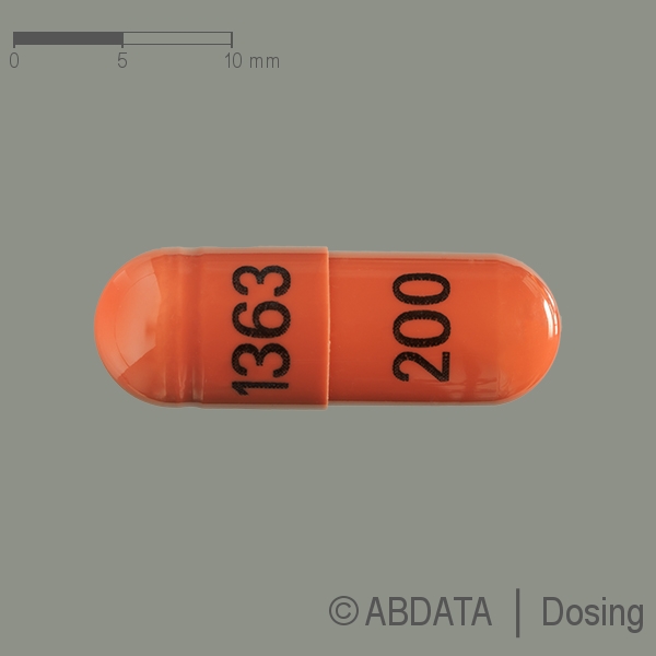 Produktabbildungen für PREGABIN 200 mg Hartkapseln in der Vorder-, Hinter- und Seitenansicht.