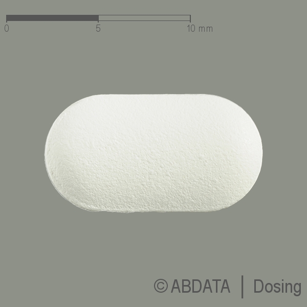Produktabbildungen für SUMATRIPTAN-ratiopharm 100 mg Filmtabletten in der Vorder-, Hinter- und Seitenansicht.